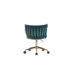 Fauteuils de bureau ergonomiques rembourrés avec roulettes pivotantes réglables