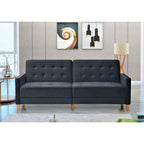 Jonathan Tufted Velvet Sofa Bed Sleeper