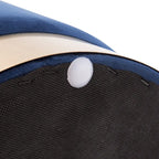 Petit Pouf Rond en Velours Rembourré