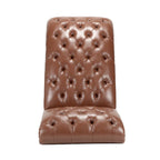 Chaise longue capitonnée sans accoudoirs - 62,8 x 27,17 x 32,87
