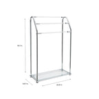 Organize It All Porte-serviettes autoportant en acrylique - 22,75x9,87x34,12