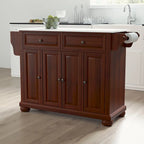 Crosley Alexandria Granite Top Full Size Kitchen Island/Cart - 52 W x18 D x 34 H