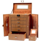 Jewelry in Style5-Layer Leather jewelry box - 5.9D x 10.43W x 11H