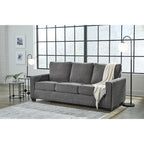 Signature Design by Ashley Rannis Pewter Queen Sofa Sleeper - 85W x 40D x 39H