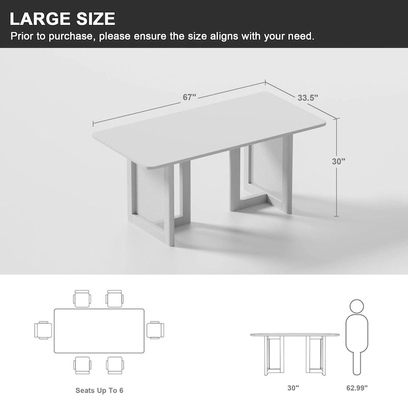 Table de salle à manger double piédestal en bois de chêne Cinna Lumioca