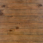 Table à manger extensible en pin massif 80-110 pouces, finition brun fumé