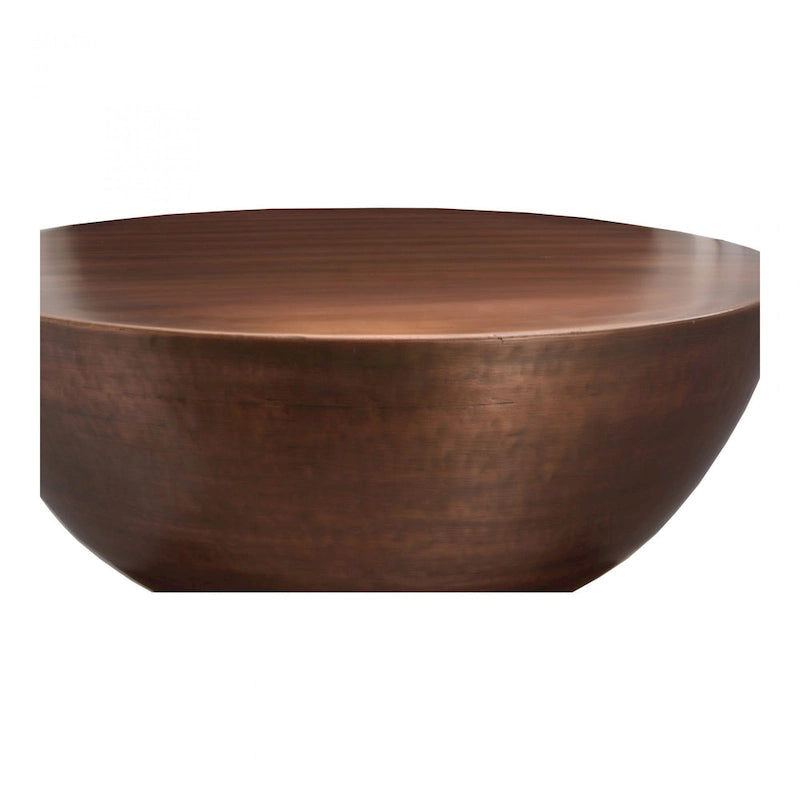 Table basse ronde contemporaine en fer, 80 cm de diamètre