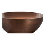 Table basse ronde contemporaine en fer, 80 cm de diamètre