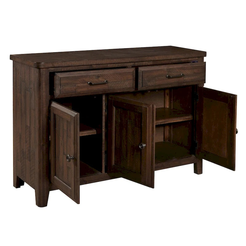 Buffet de ferme 3 portes avec tiroirs de rangement – 46 L x 97 H x 137 P cm