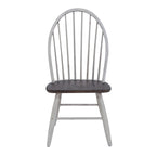 Ensemble de table à tréteaux 7 pièces bicolore blanc rustique en option