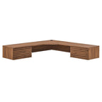 Bureau d'angle mural Render