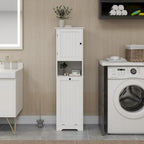 Meuble de tri de linge basculant à 1 compartiment et 1 porte - Blanc