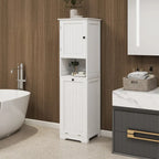 Meuble de tri de linge basculant à 1 compartiment et 1 porte - Blanc