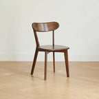 Chaise de salle à manger en chêne massif de qualité FAS, style moderne du milieu du siècle