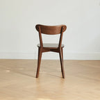 Chaise de salle à manger en chêne massif de qualité FAS, style moderne du milieu du siècle